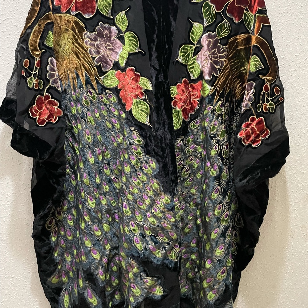 World market Peacock Shawl
